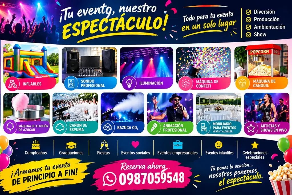 Todo para tus eventos