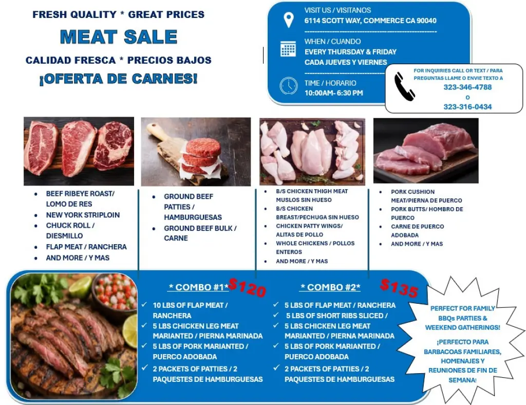 Venta de Carne Fresca - ¡Precios Bajos!