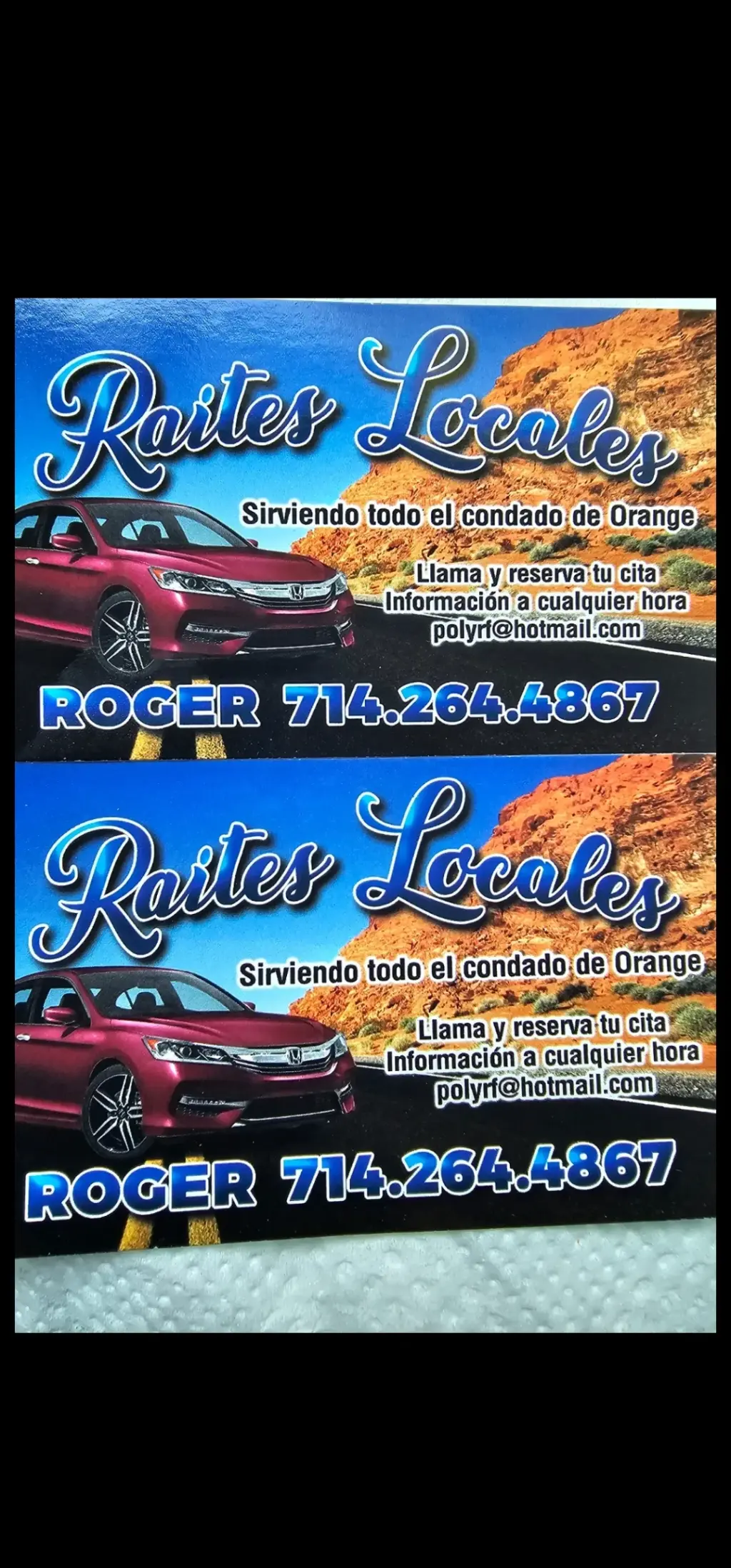 Servicios de Transporte y Paseos Locales
