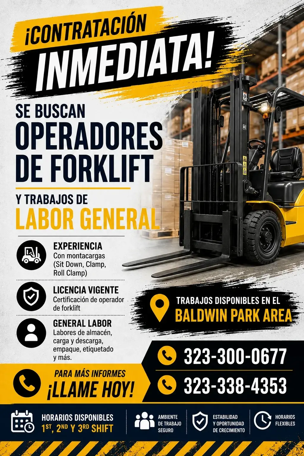 NOW HIRING!!!!