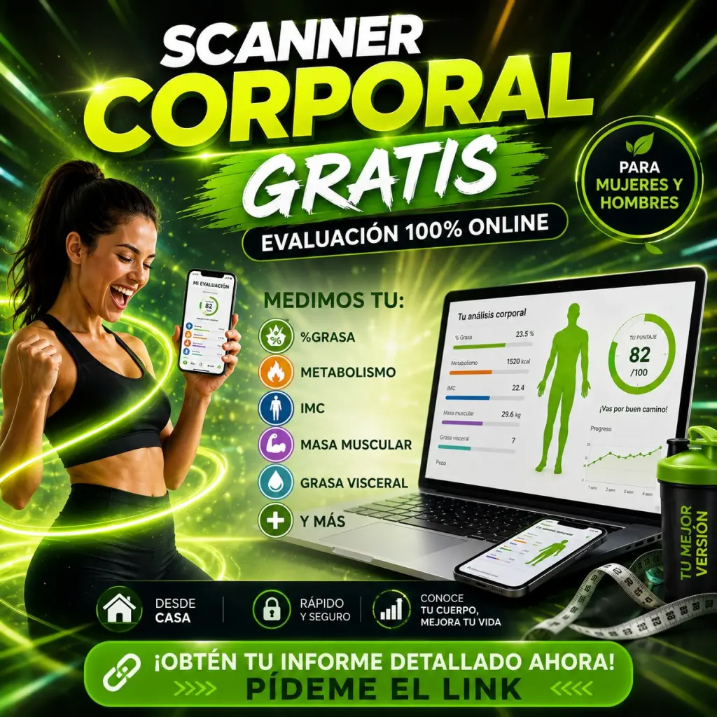 🔥 EVALUACIÓN CORPORAL ONLINE 100% GRATIS Y SIN CPOMPROMISO 🔥
