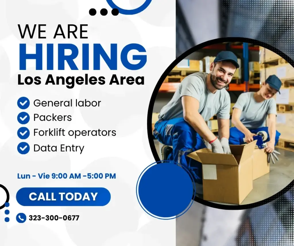 Trabajo disponible General labor/ Packers