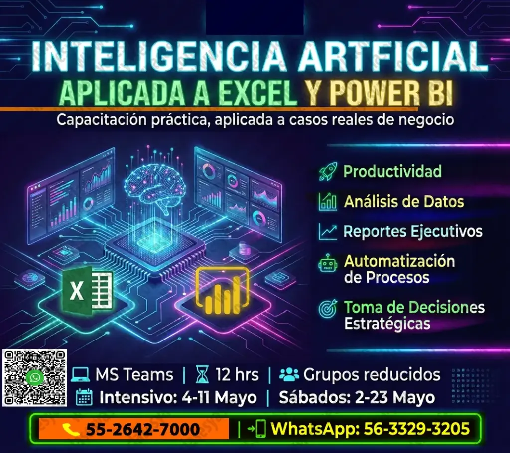 Cursos de EXCEL a domicilio