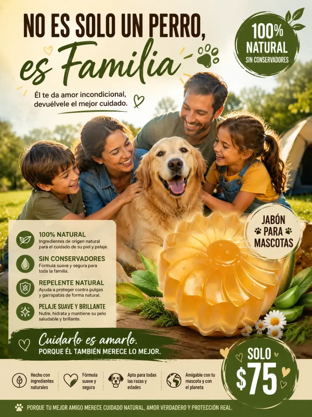 JABON PARA PERROS Y MASCOTAS