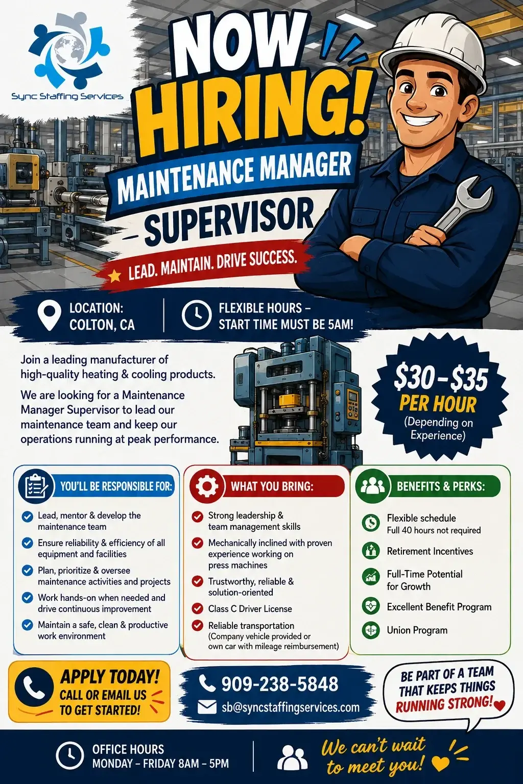 🚨 Now Hiring: Bilingual Maintenance Supervisor 🚨