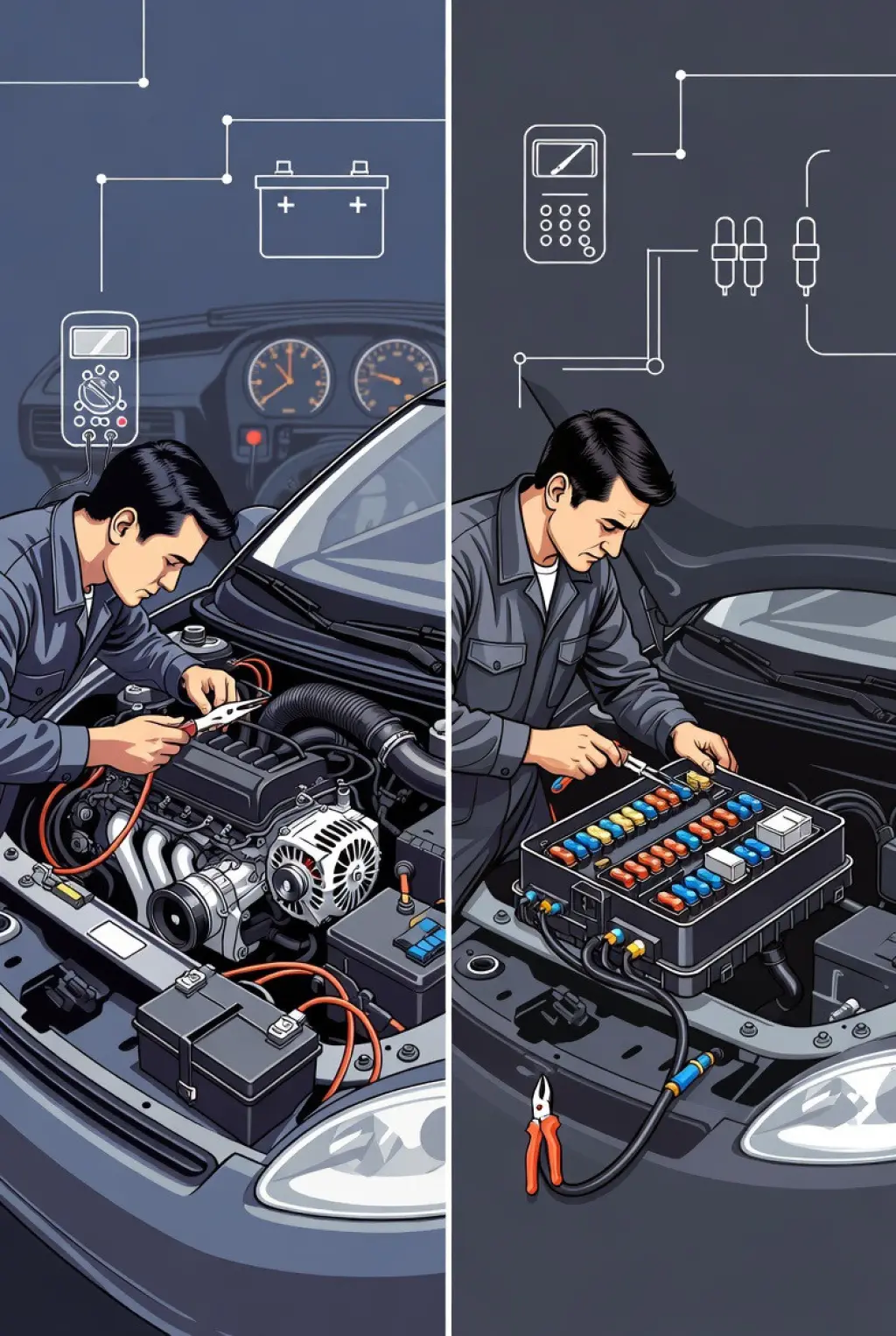 Aprendiz buscando de Ayudante de Electricidad Automotriz o Electricista