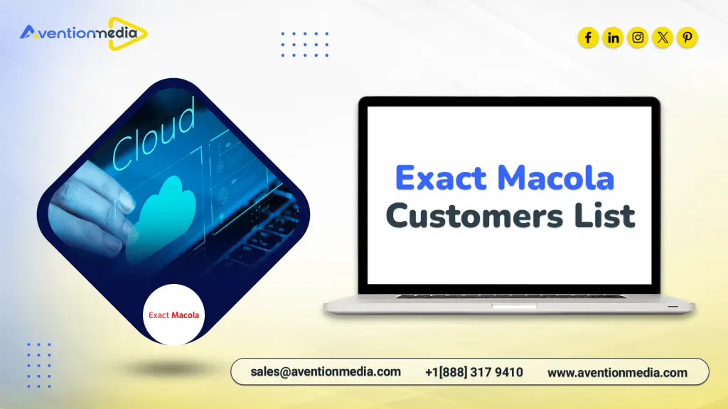 Secure  a targeted Exact Macola Customers List business contacts