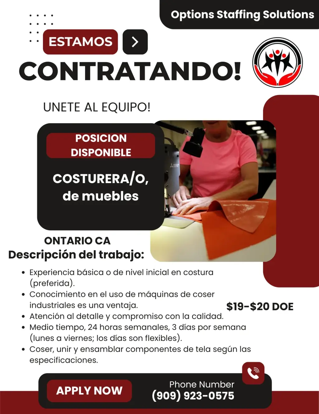 COSTURERA PARA MUEBLES
