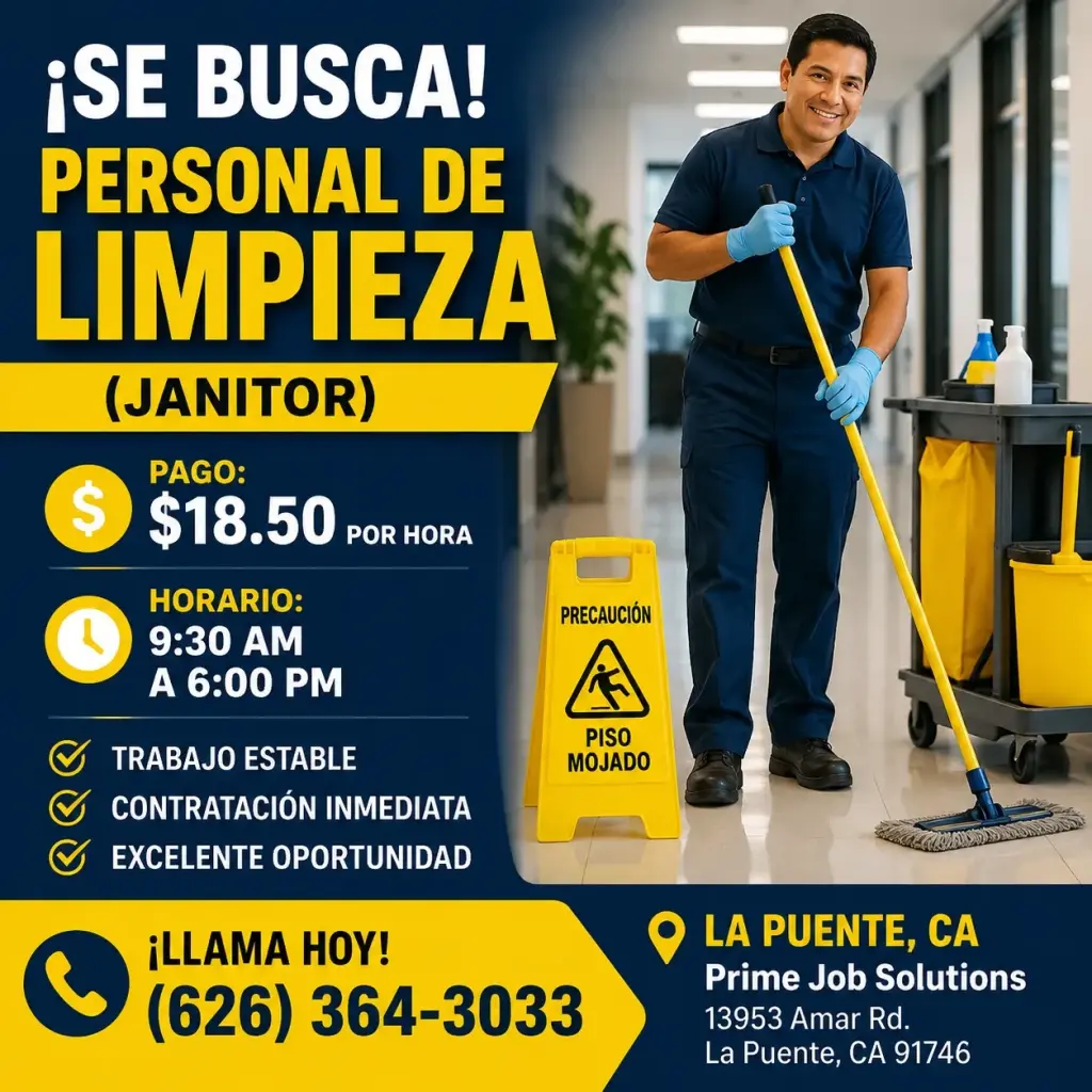 💵 ¡GANA $18.50 POR HORA! ¡CONTRATACIÓN INMEDIATA!