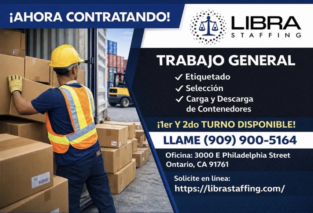 Trabajo facil para bodega en primer y segundo turno!!