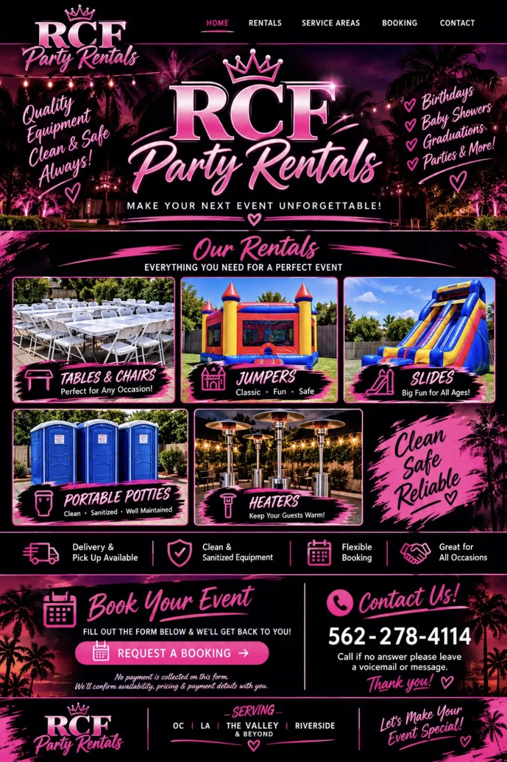 RCF Alquiler de Fiestas - ¡Haz que tu Evento sea Inolvidable!