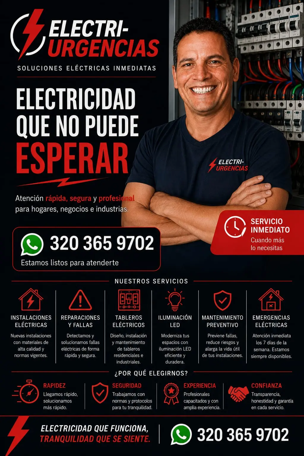Electricista,santa Teresita, san Luis, Teusaquillo, los Rosales, Galerías.
