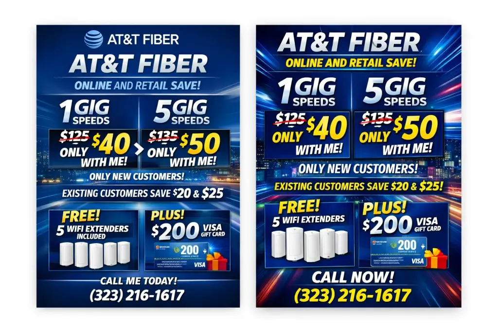 AT&T Fiber Internet Plans - High-Speed Options Available!
