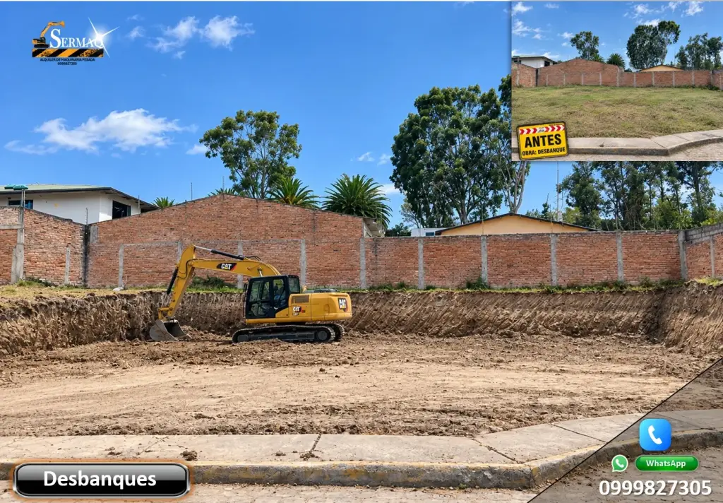 Desbanques, Demolición, Derrocamientos, Movimientos de tierra