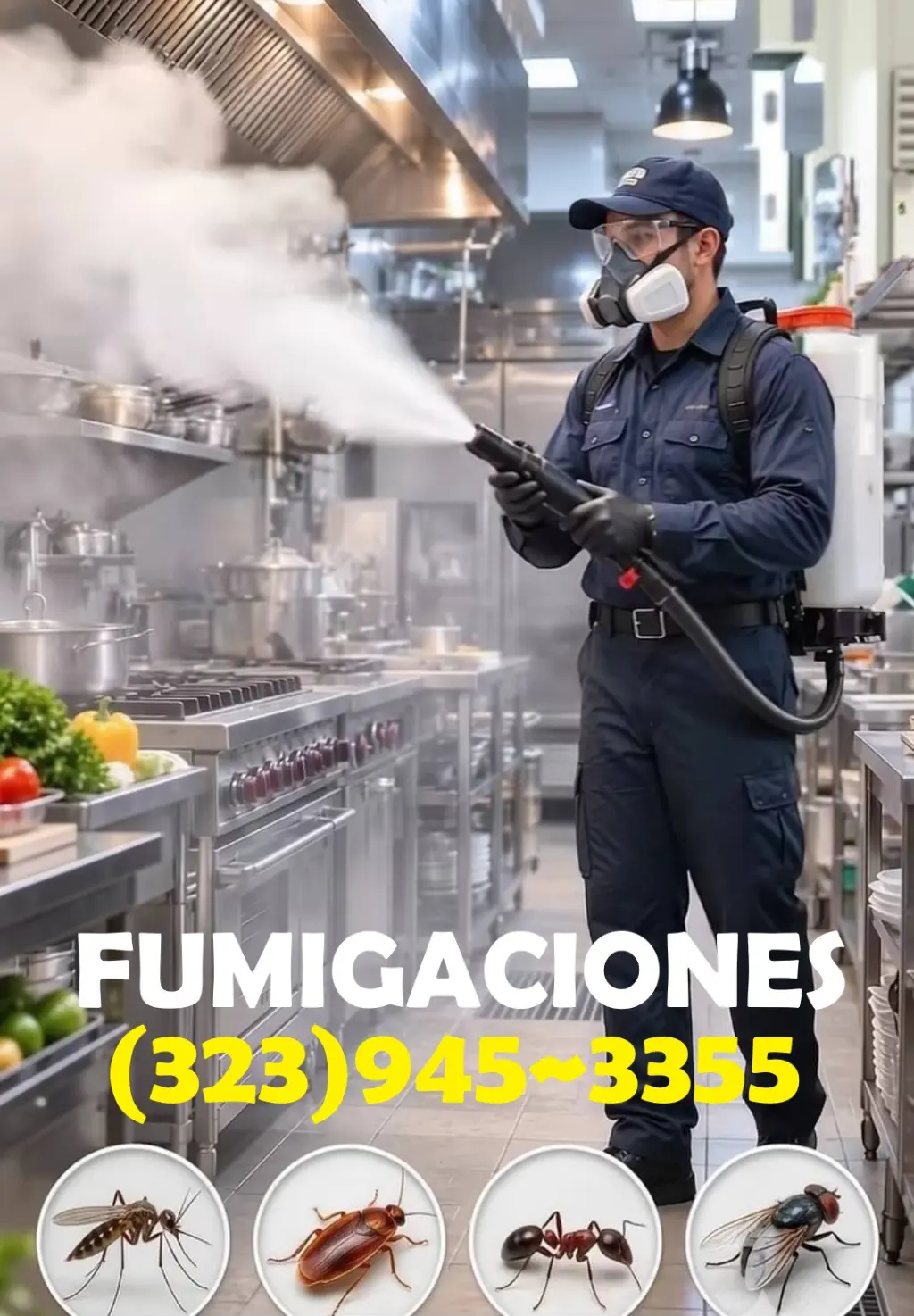 ~ FUMIGADORES PROFESIONALES LOS ANGELES ~ EXTERMINADORES CERCA DE USTED.~