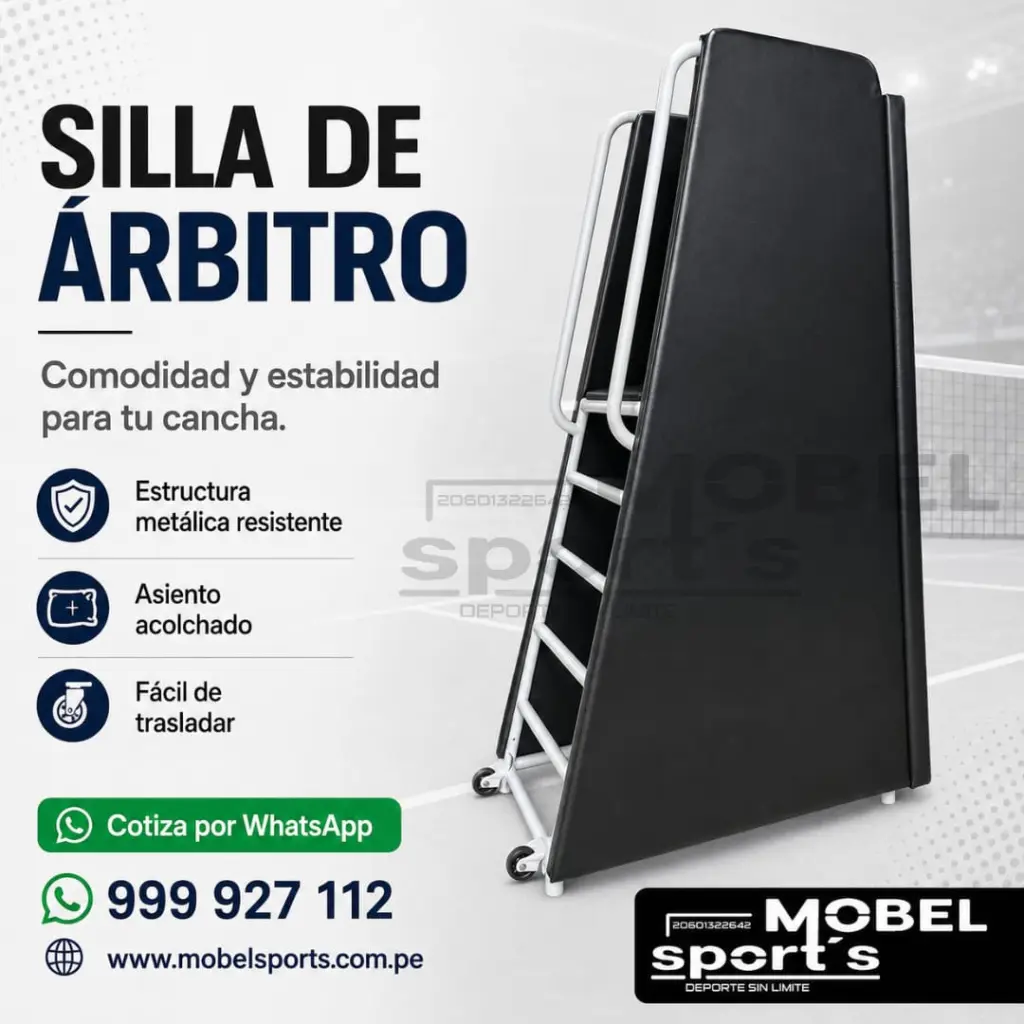 Plataforma metalica de arbitro - Mobel Sports