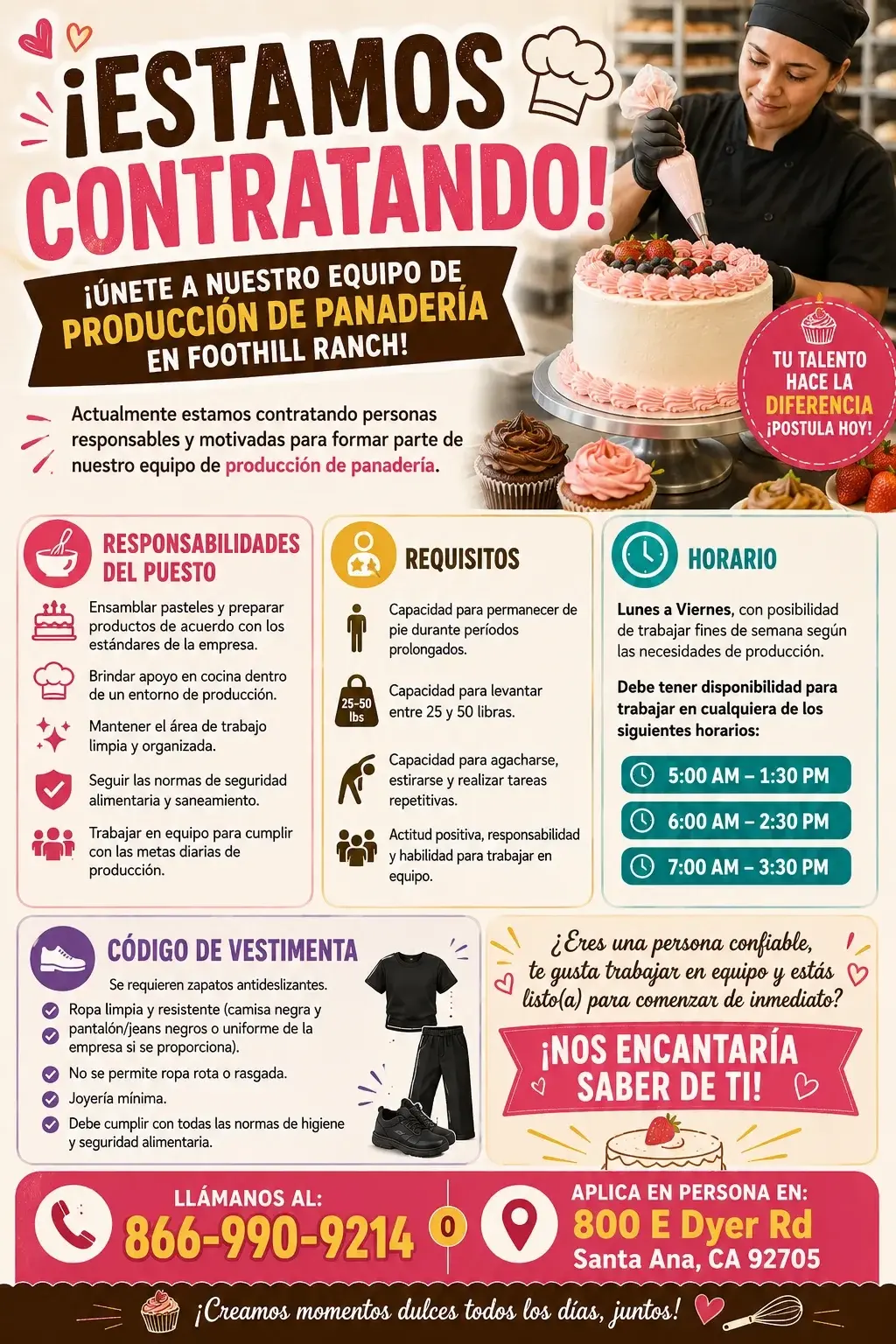 Trabajo Disponoble!!