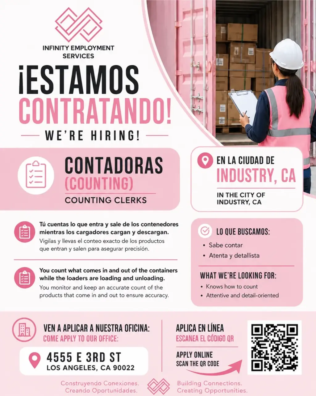 BUSCAMOS CONTADORAS ! TRABAJO EN CITY OF INDUSTRY