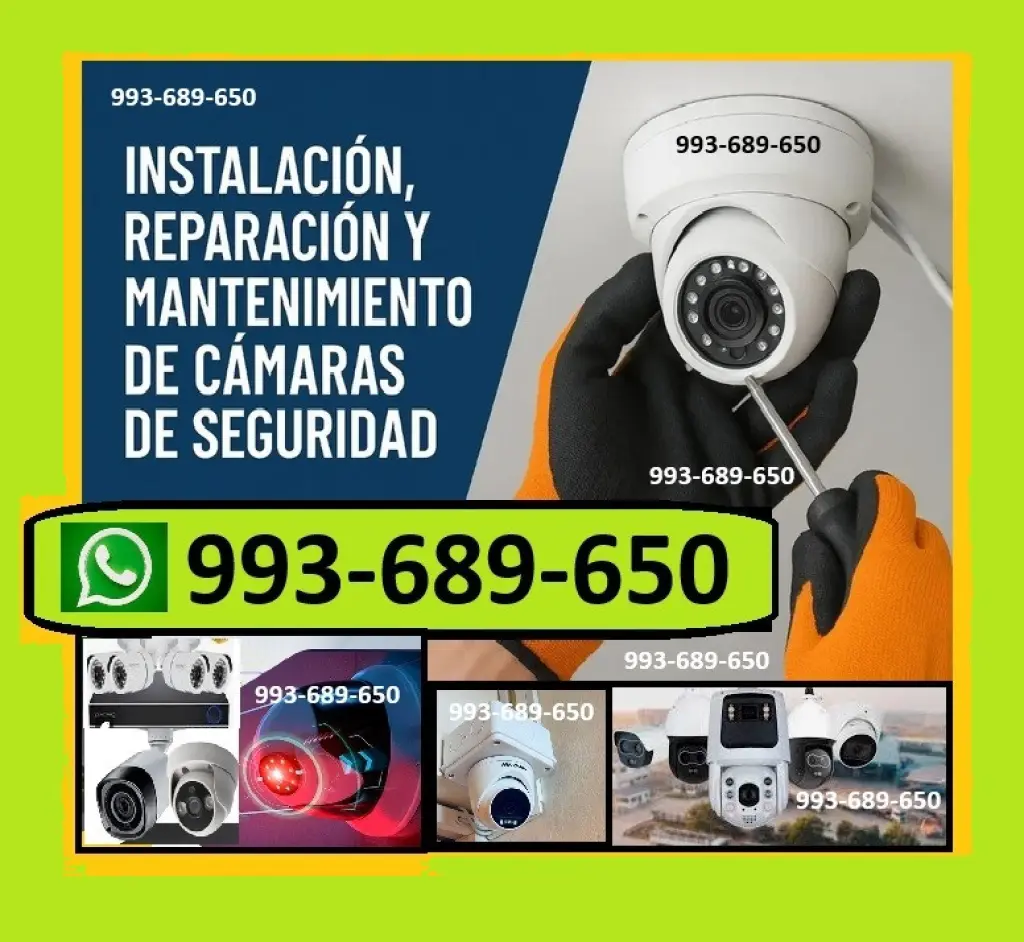 TECNICO CAMARAS SEGURIDAD,MANTENIMIENTO,REPAARCIONES,INSTALACIONES