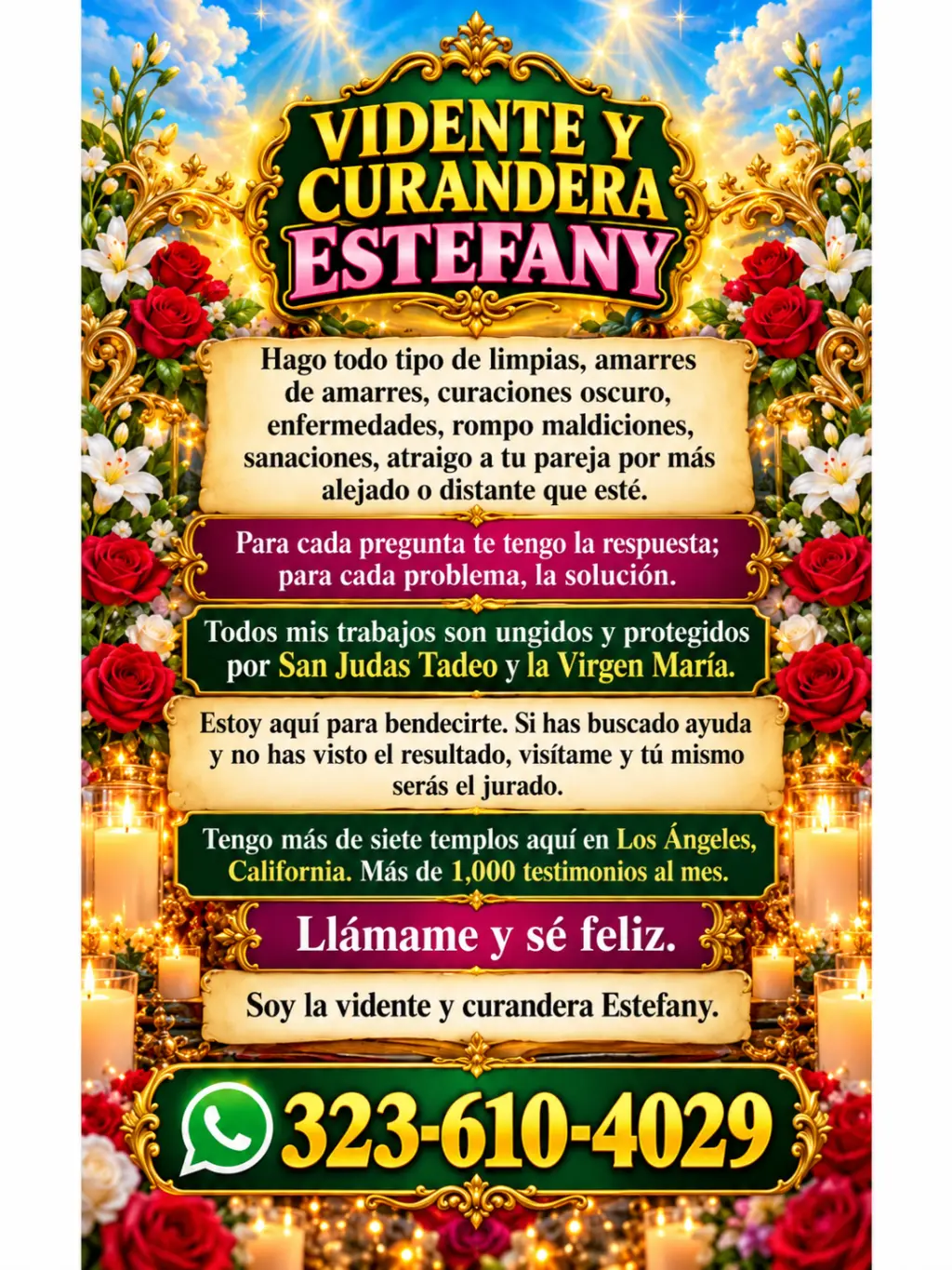 🙏🏼🙏🏼🙏🏼🙏🏼VIDENTE Y CURANDERA ESTEFANY 🙏🏼🙏🏼🙏🏼🙏🏼