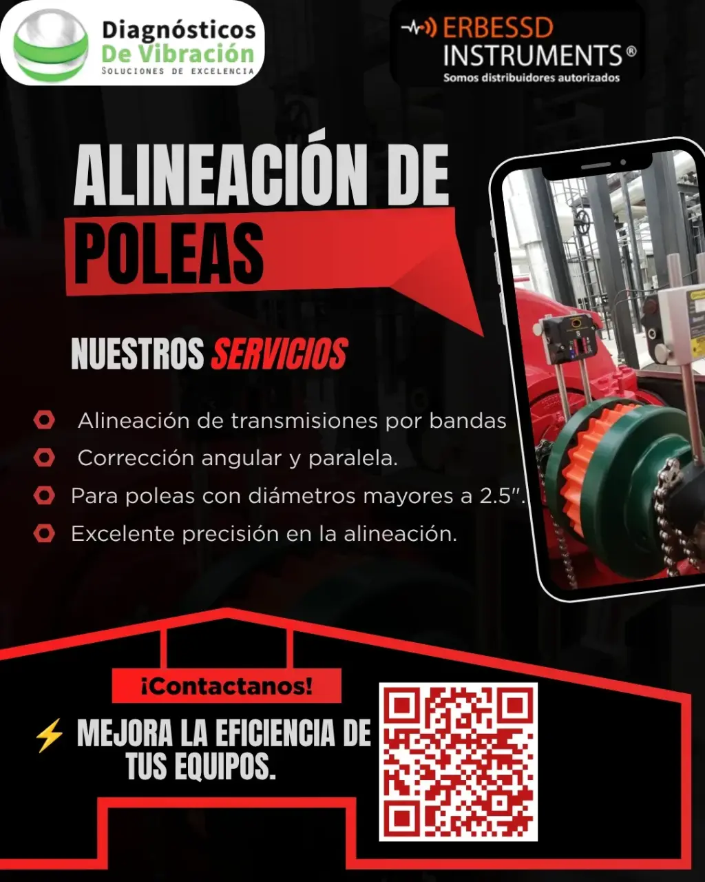 Alineación Profesional de Poleas