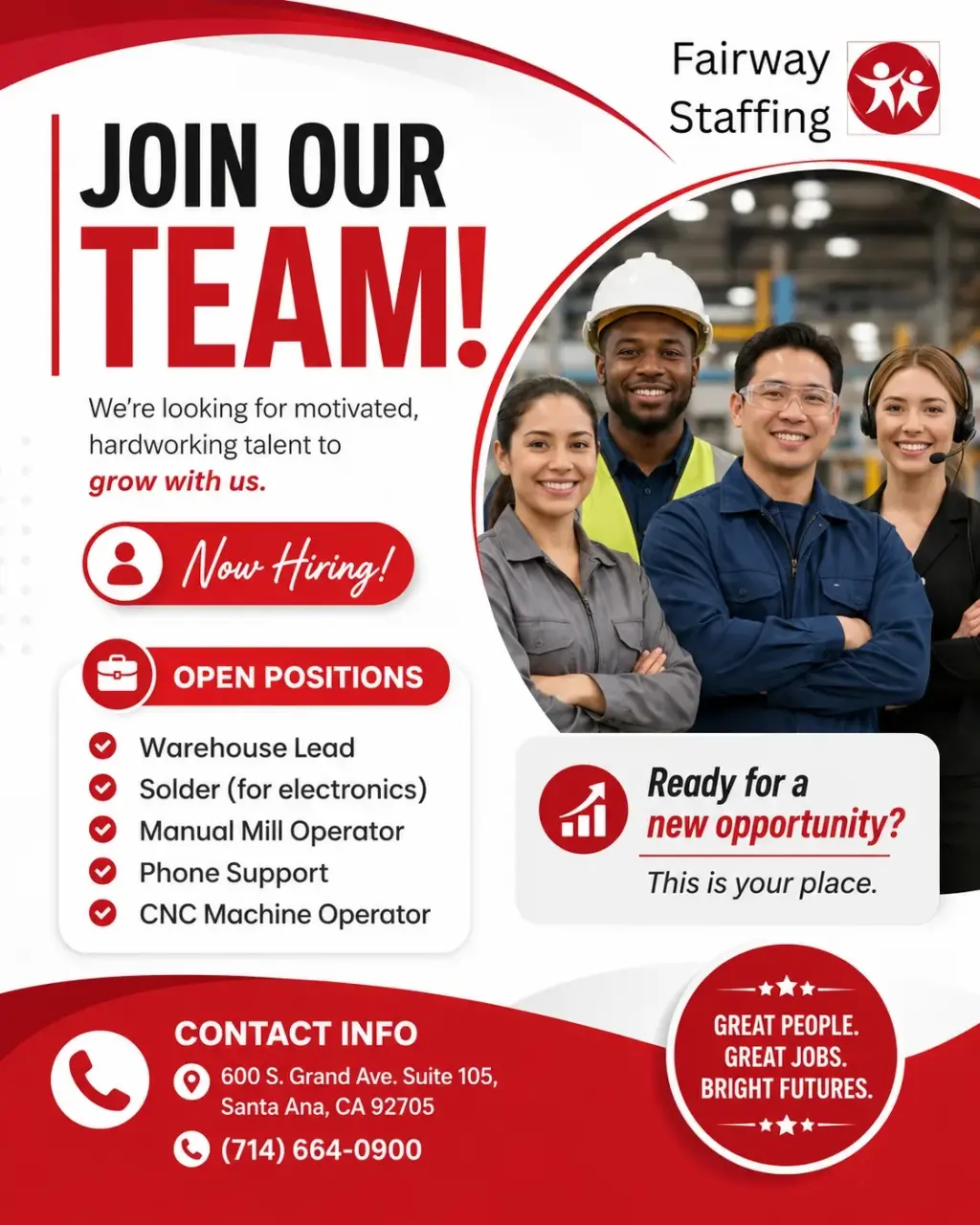 Now Hiring