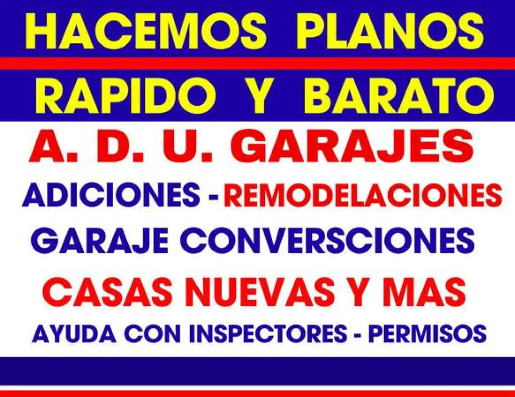 PLANOS BARATOS Y RAPIDO... PERMISOS..RESIDENCIAL.COMERCIAL. AYUDA CON INPECTORES