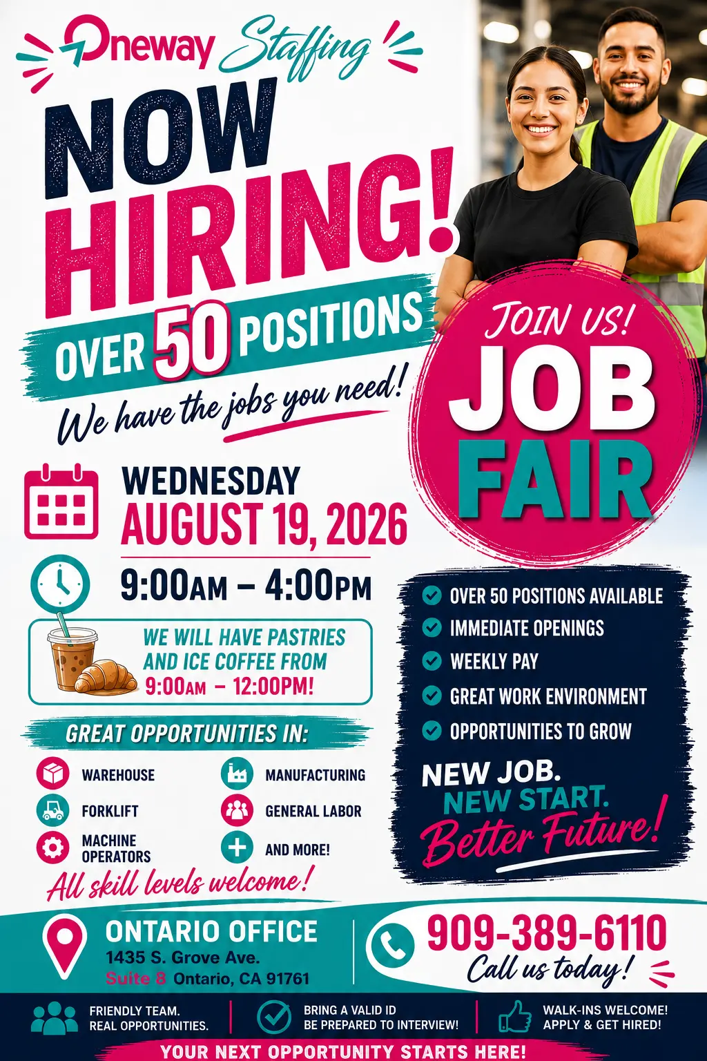 Feria de Empleo - ¡Más de 50 Puestos Disponibles!