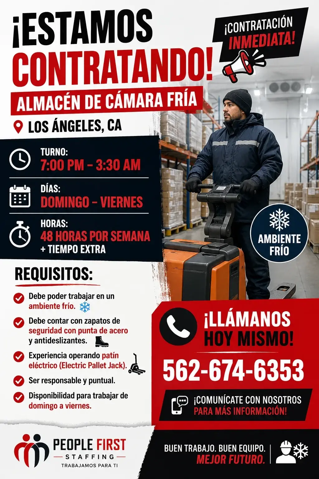 Trabajos 3er turno disponible