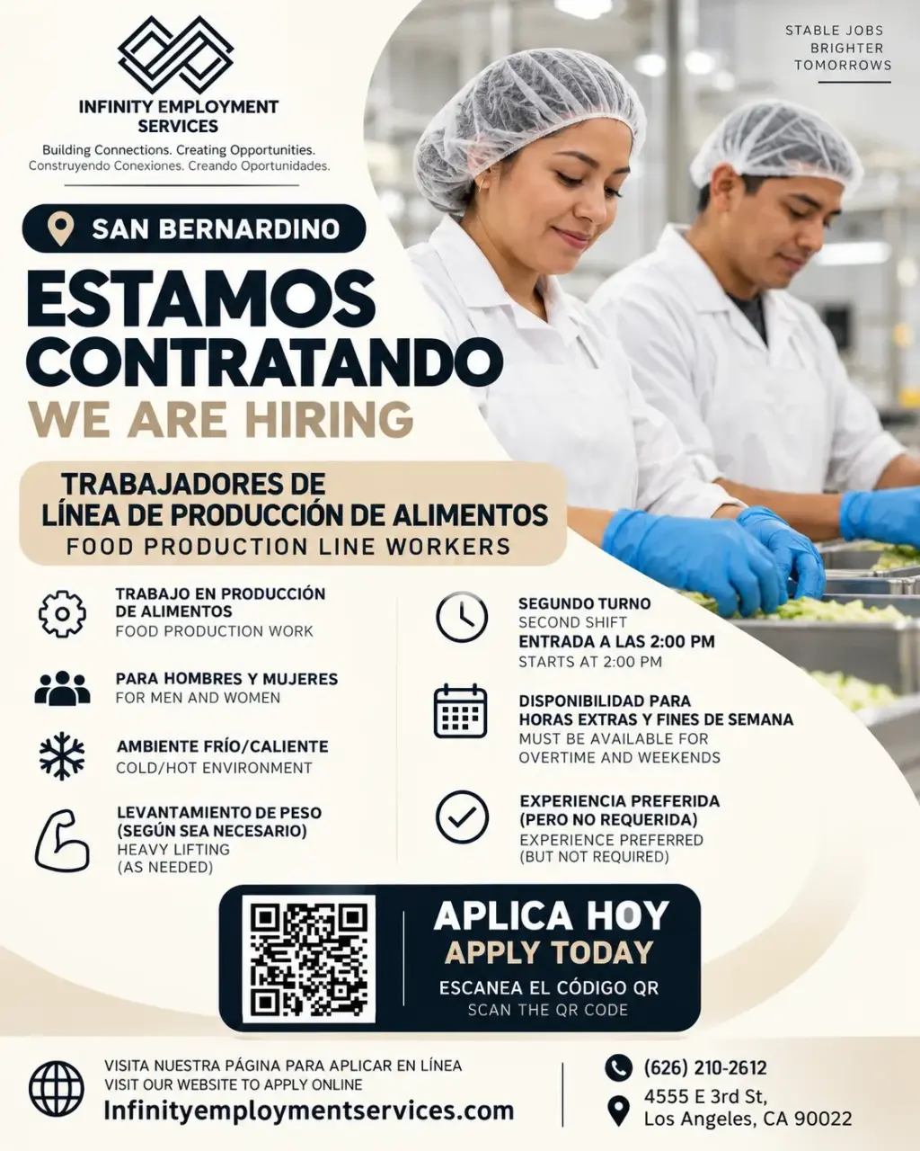 PRODUCCION DE ALIMENTOS SEGUNDO TURNO