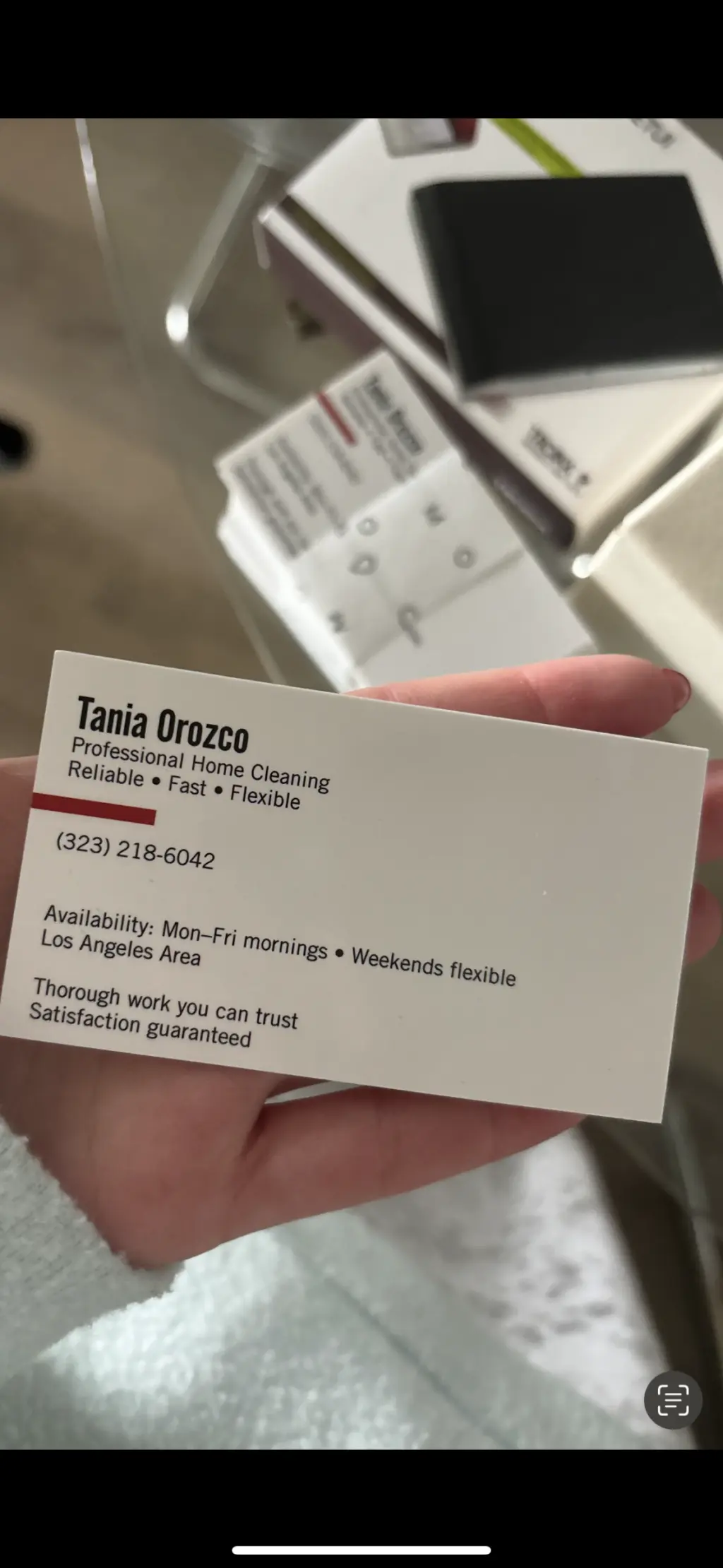 Estoy disponible de limpiar tu casa