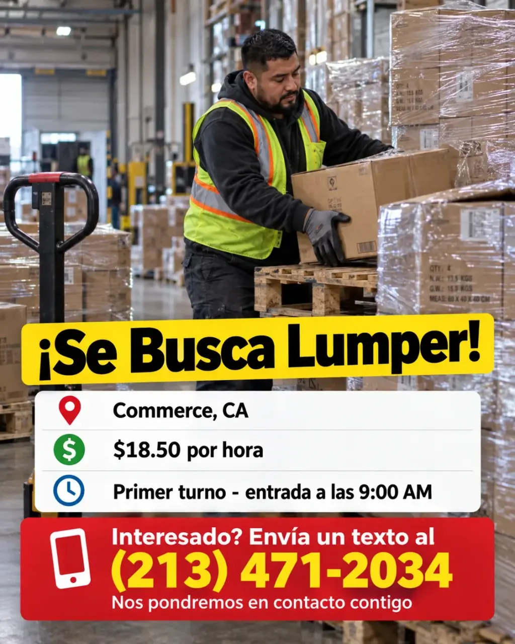 📦 ¡OPORTUNIDAD DE TRABAJO EN COMMERCE! 📦