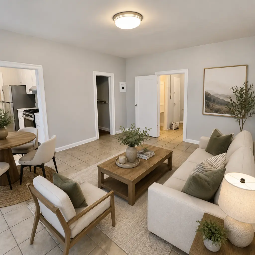 Luminoso Apartamento Esquinero de 2 Recámaras
