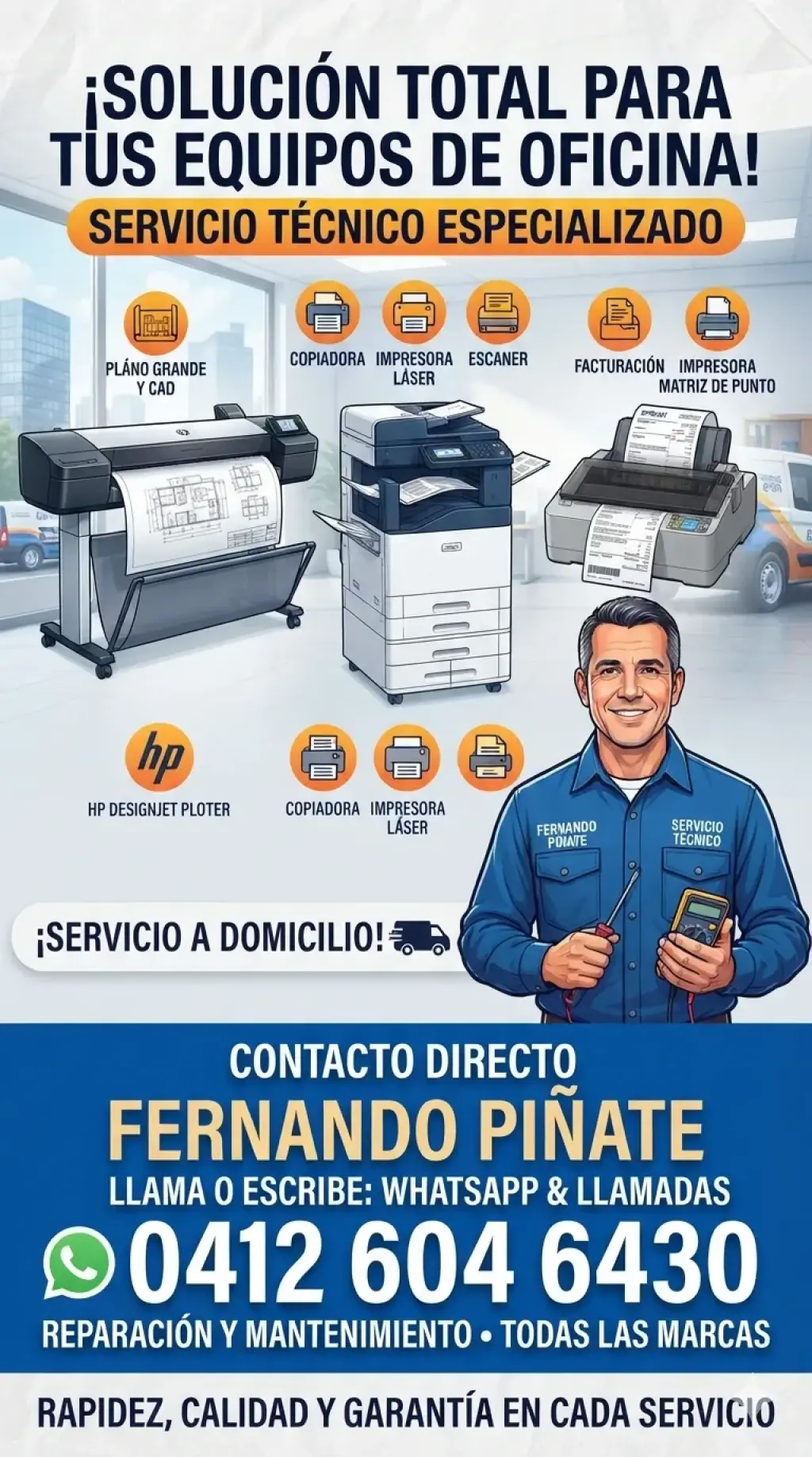 Solución Total para Equipos de Oficina - Servicio Técnico Especializado