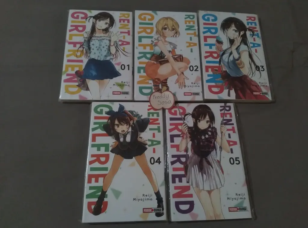 Manga Rent-A-Girlfriend Volúmenes 1-5