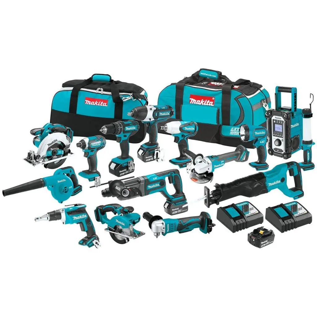 Juego Completo de Herramientas Eléctricas Makita con Accesorios
