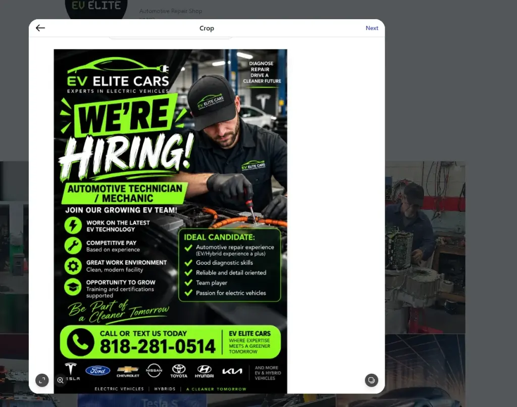 Se solicita mecánico automotriz con experiencia – Tiempo completo