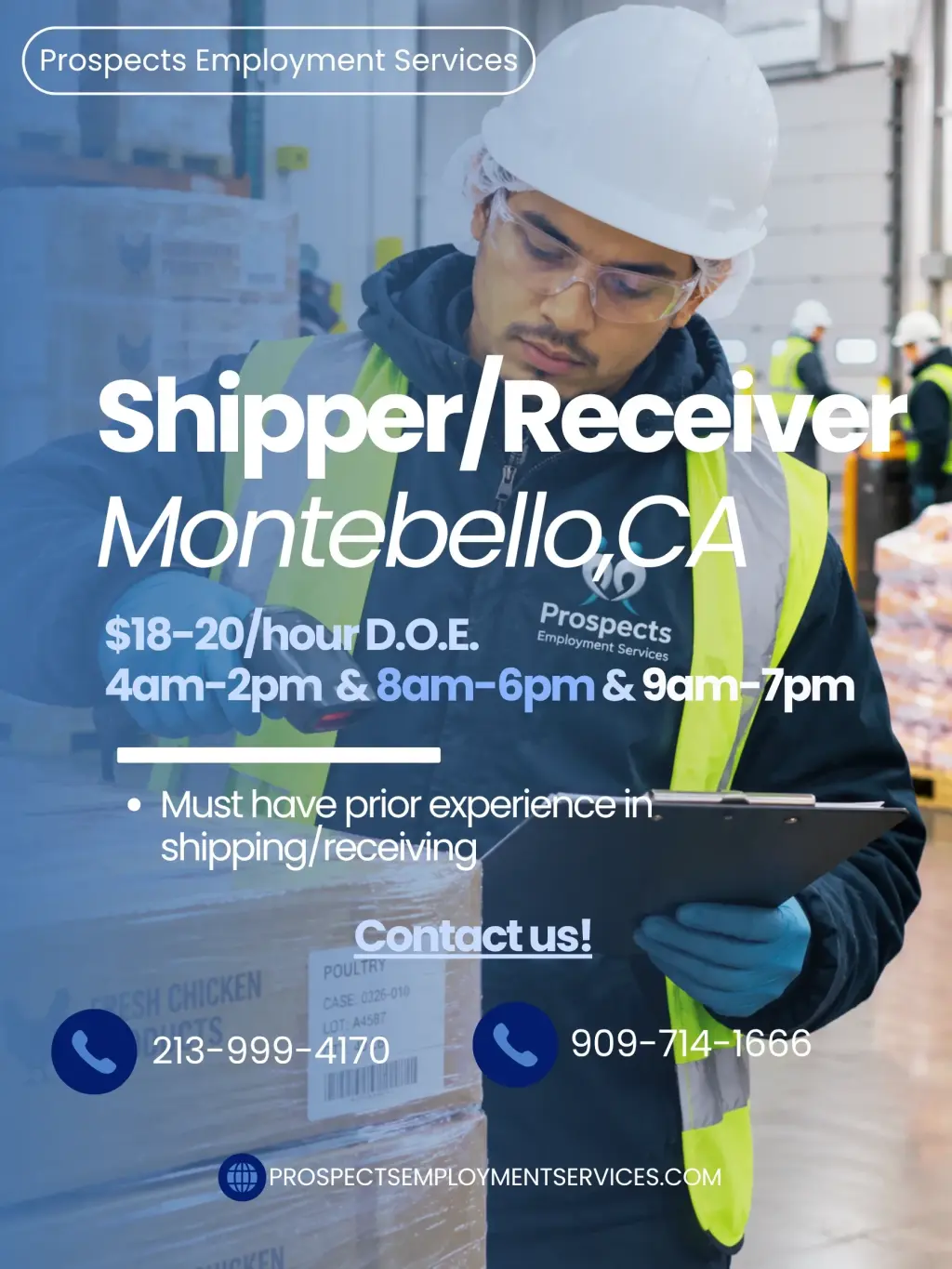 SHIPPER/RECEIVER in MONTEBELLO