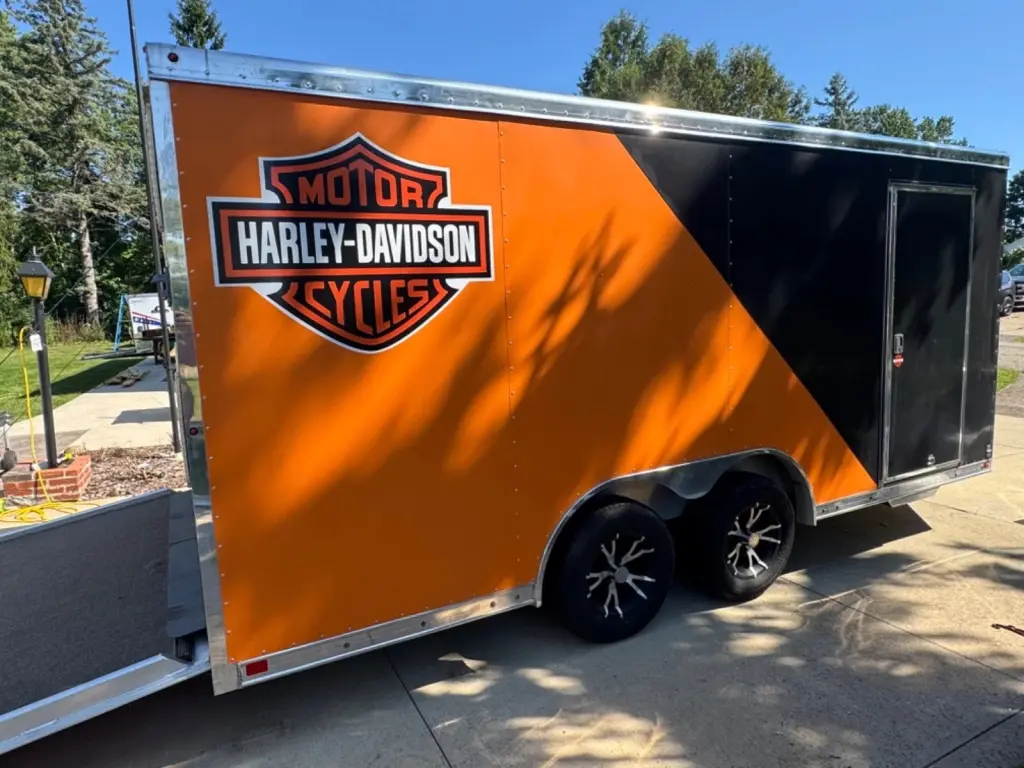 2016 18Ft Featherlite Harley-Davidson factory built bike hauler