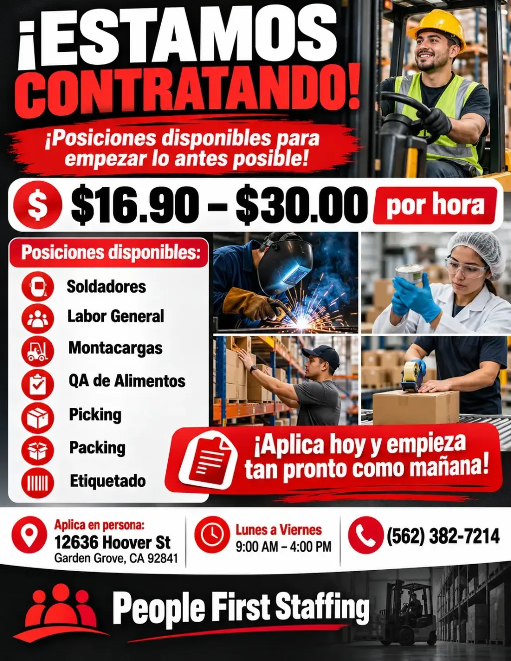 🚨 ¡ESTAMOS CONTRATANDO ! 🚨
