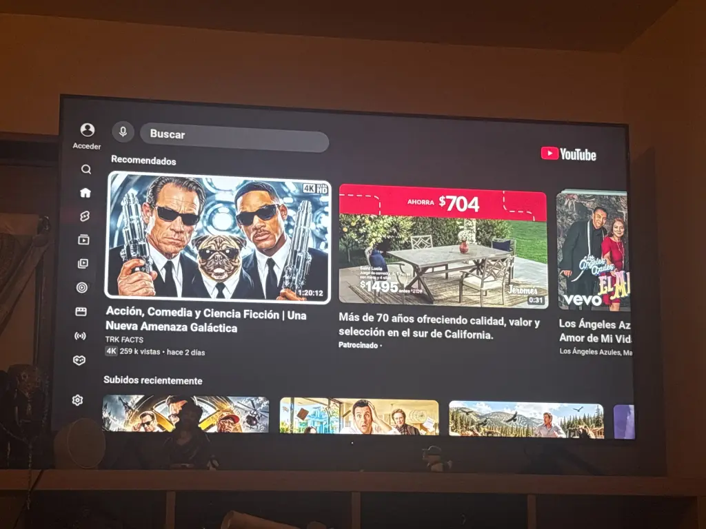 Televisor Inteligente con Acceso a YouTube