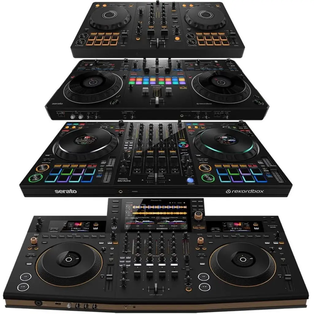 controladores para DJ, mesas de mezclas para DJ, controladores MIDI, sintetizado