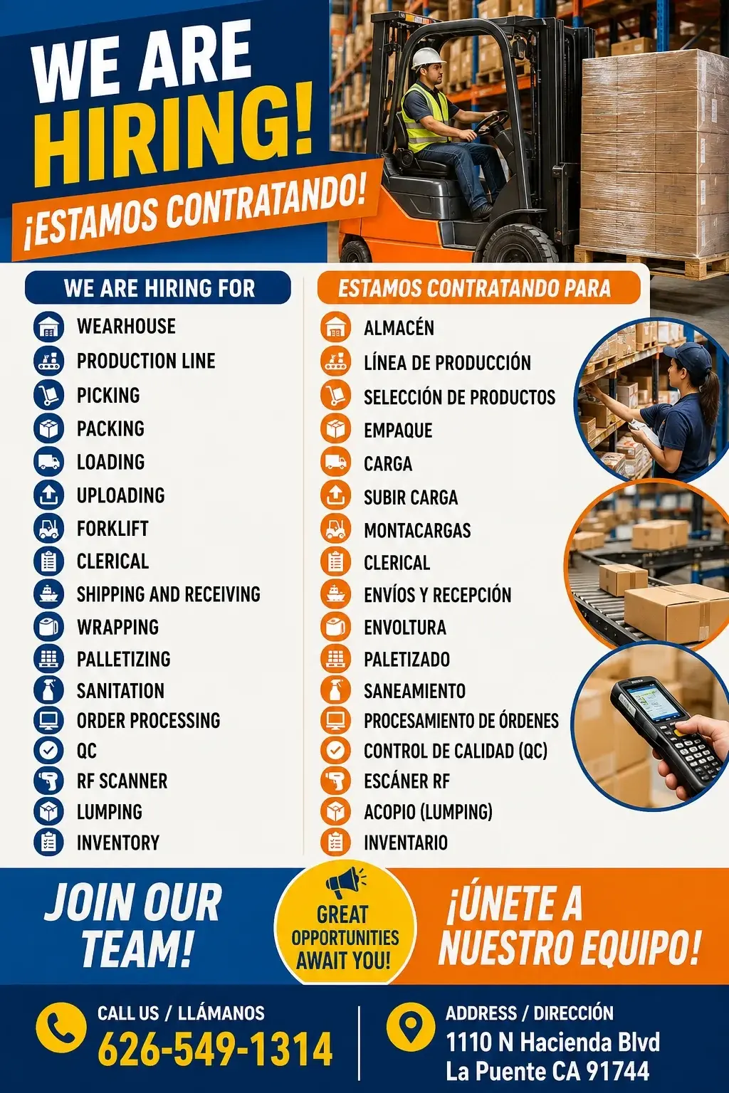 Oportunidades de Empleo en Almacén y Producción