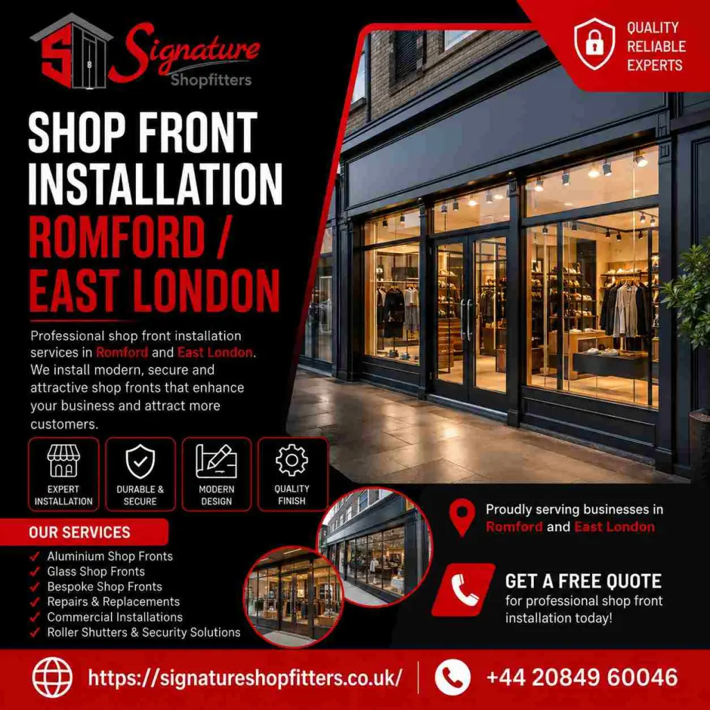 Shop Front Installation Romford & East London
