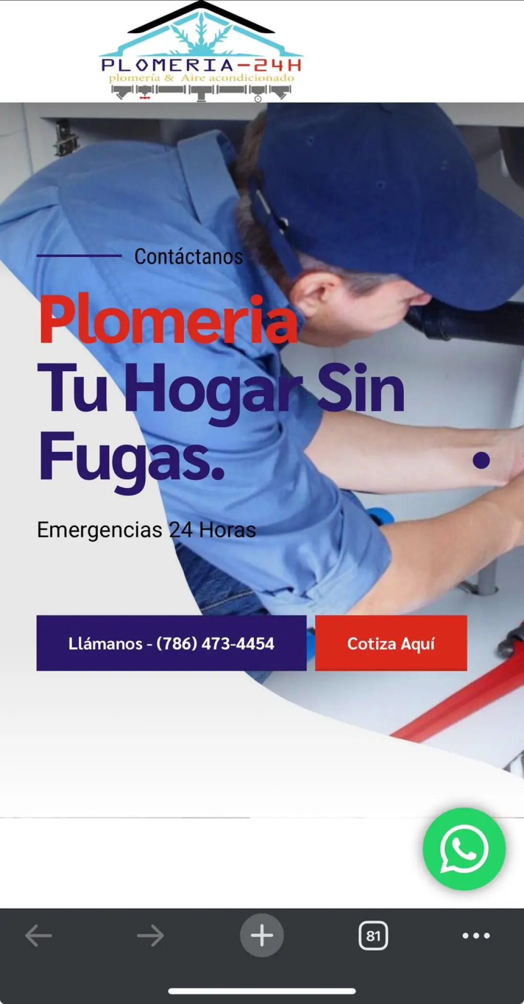 Plomero instalación de toiler