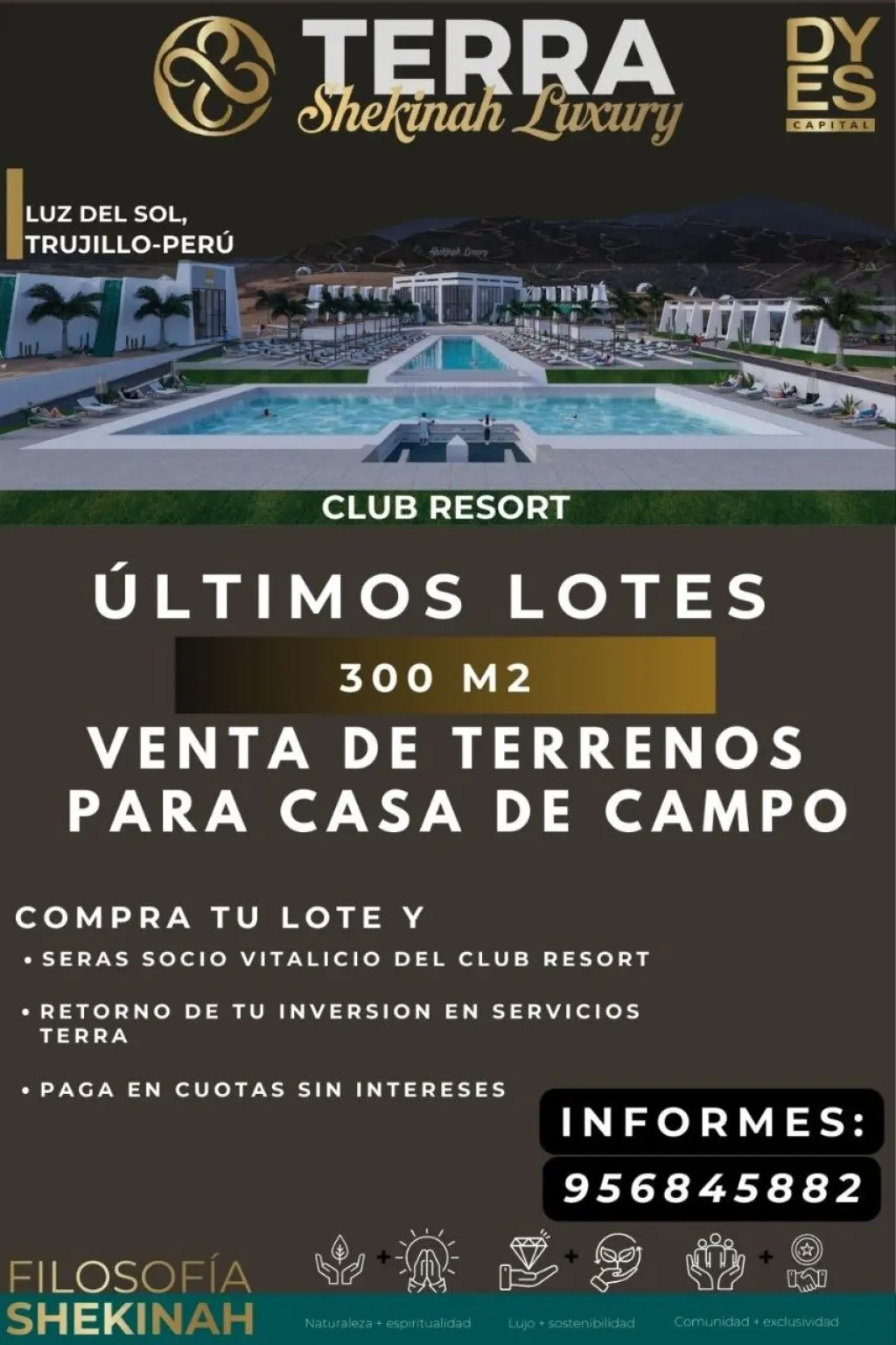 Terrenos Para casa de campo desde 300 m2