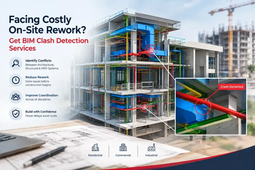 Facing Costly On-Site Rework? Get BIM Clash Detection Services