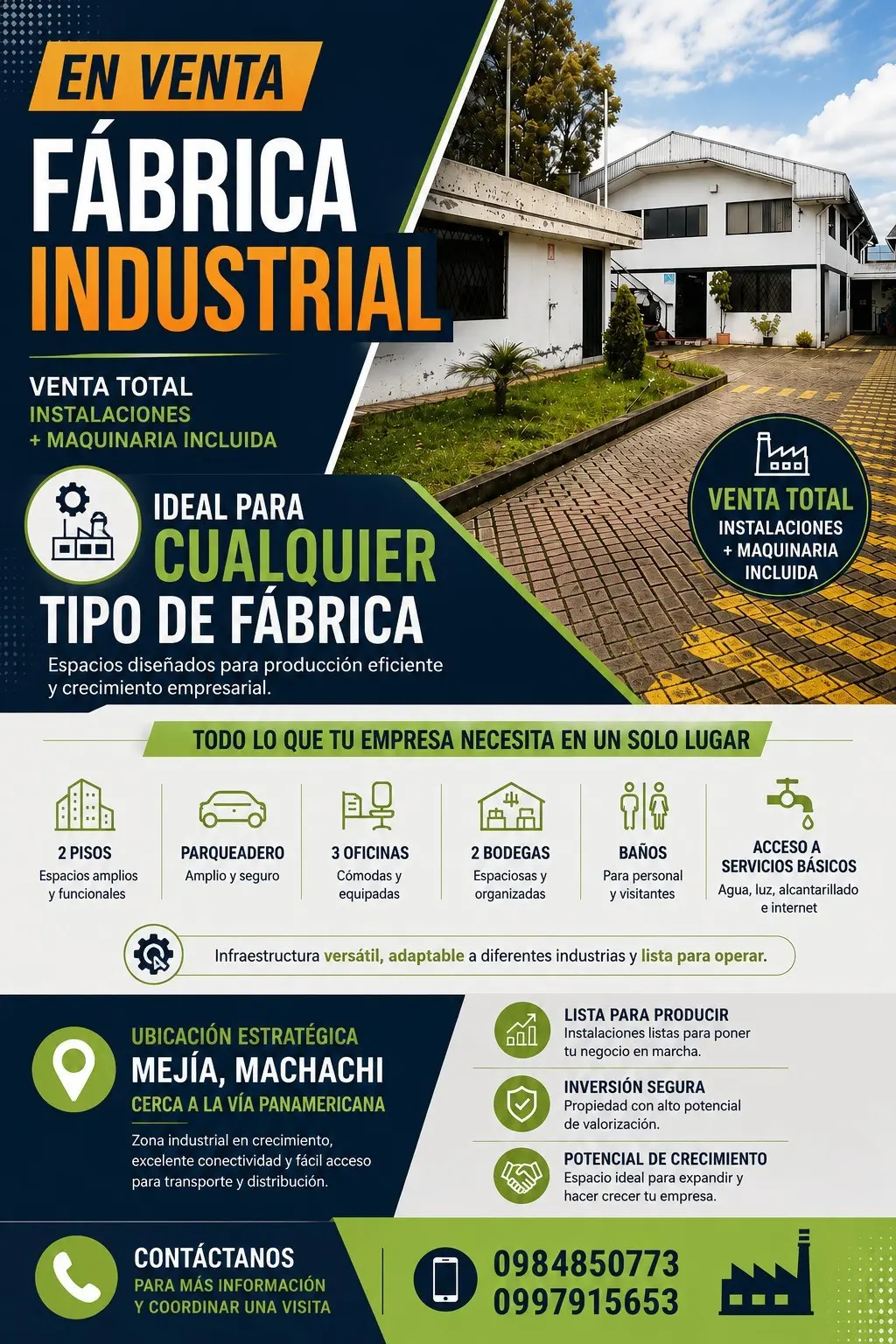 Fábrica Industrial en Venta - Instalaciones Completas Incluidas