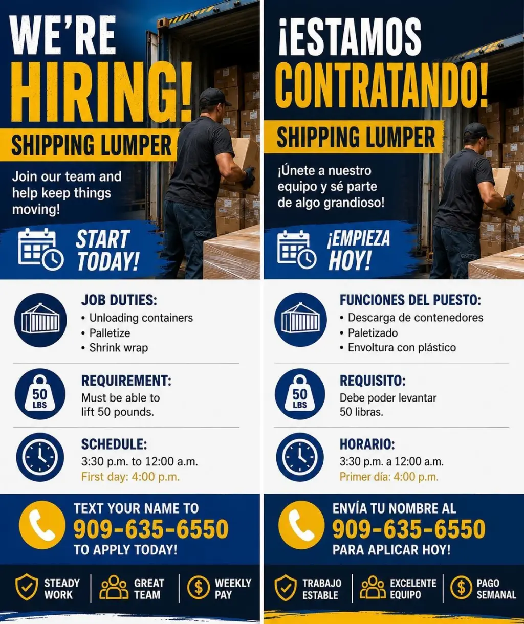 Shipping Lumper