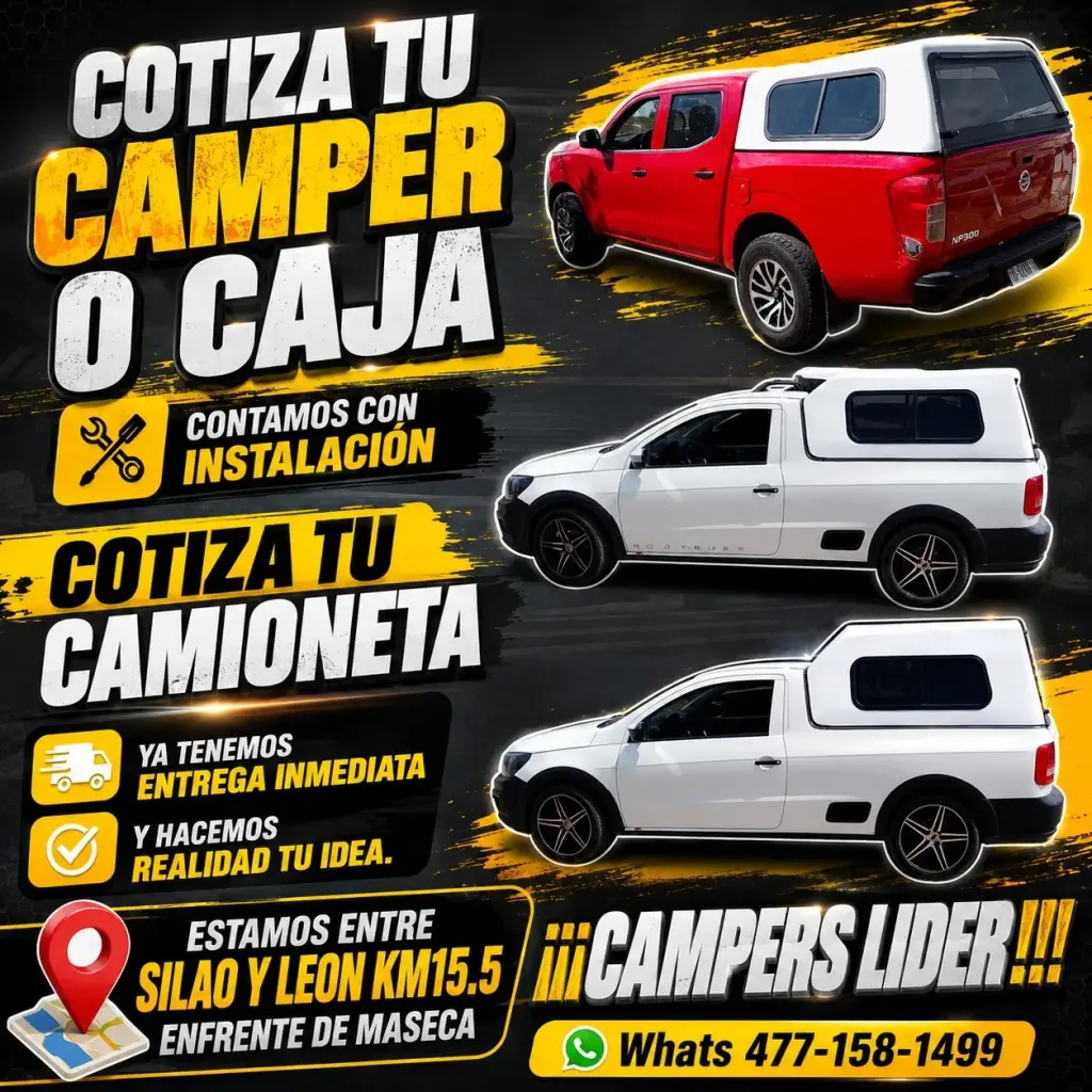 campers para cualquier camioneta